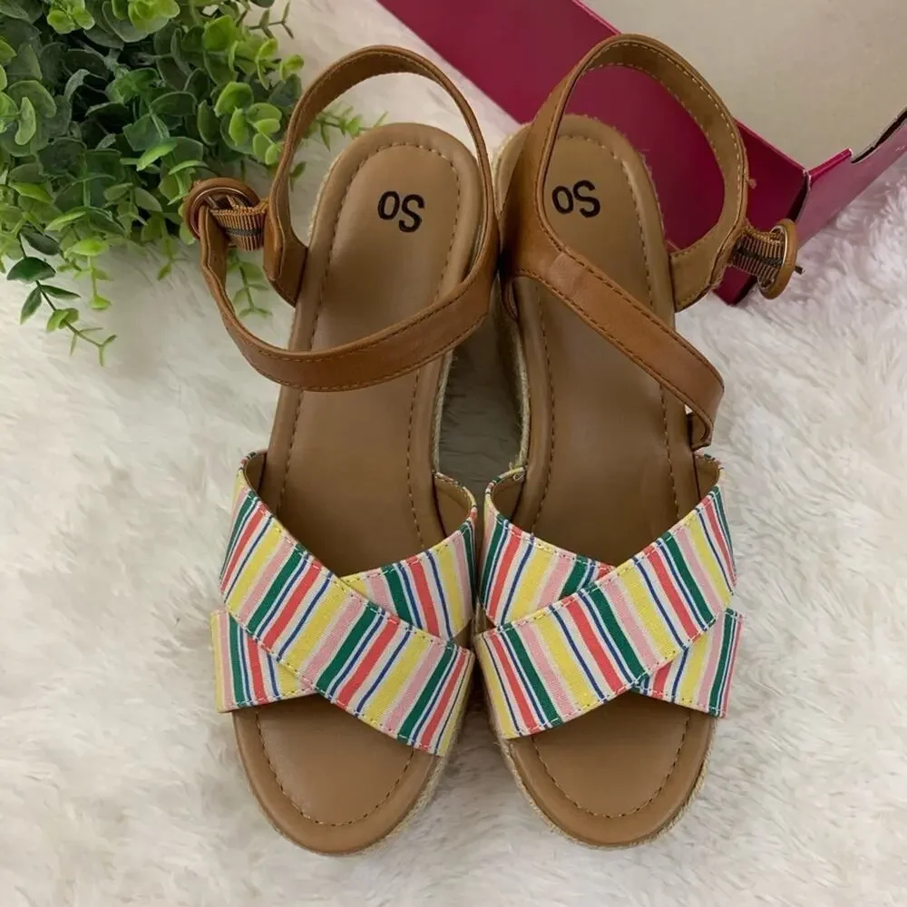 SO | New Rosebay Multicolor Wedge Sandals